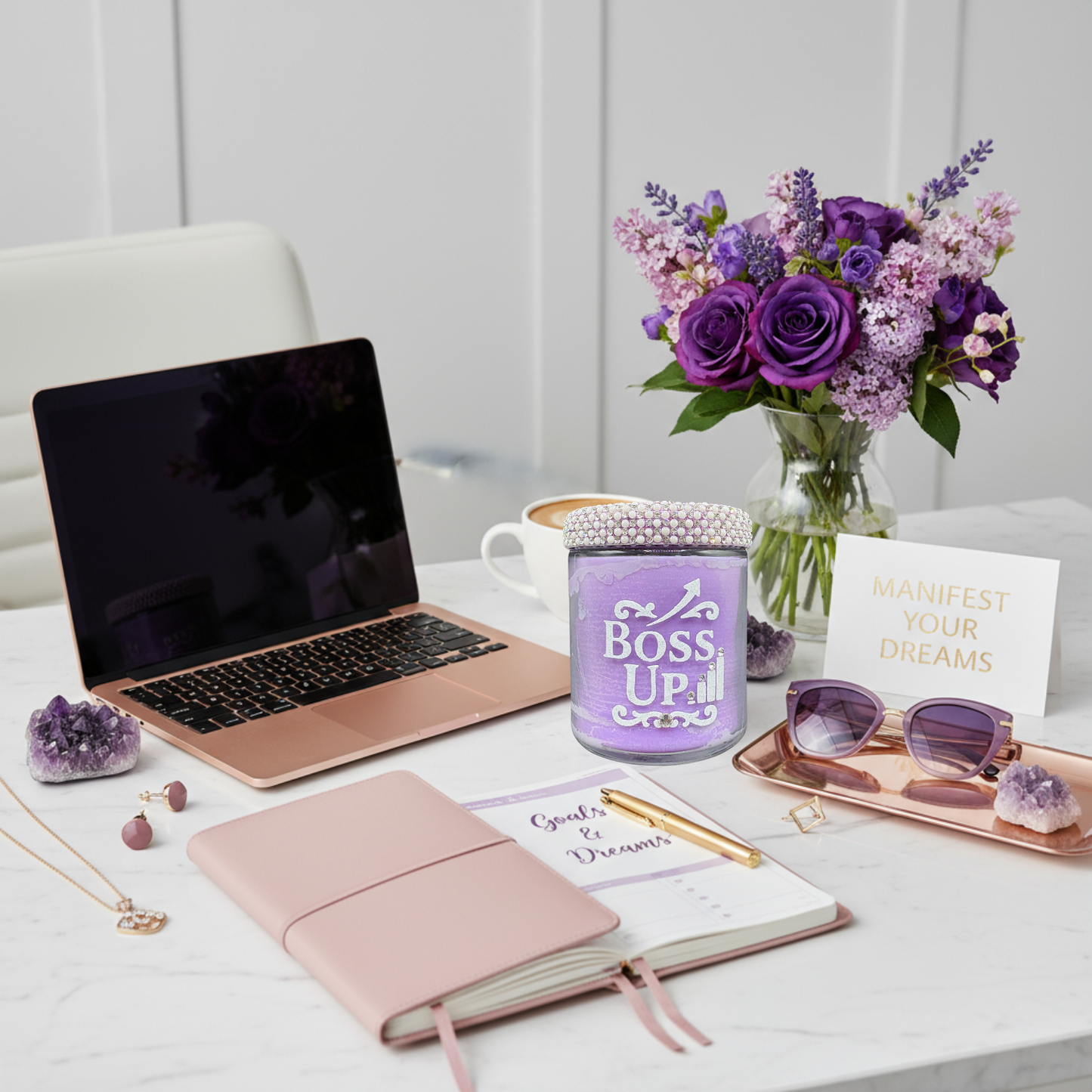 Good Girl Bossing Up Candle - Ambitious Success Story