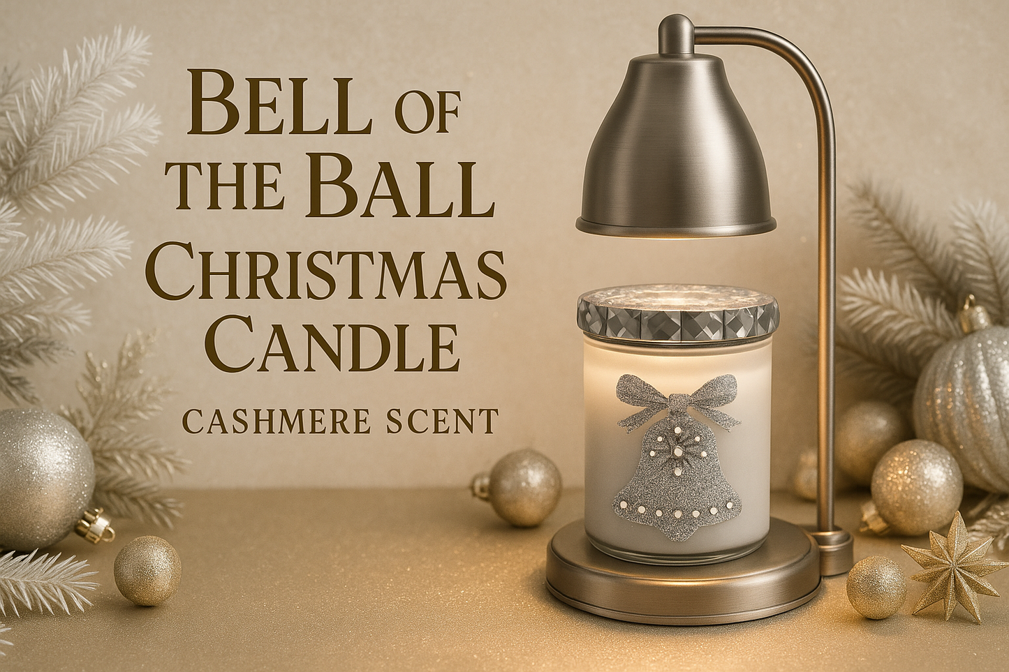 Bell of the Ball Christmas Candle Social Media Graphic