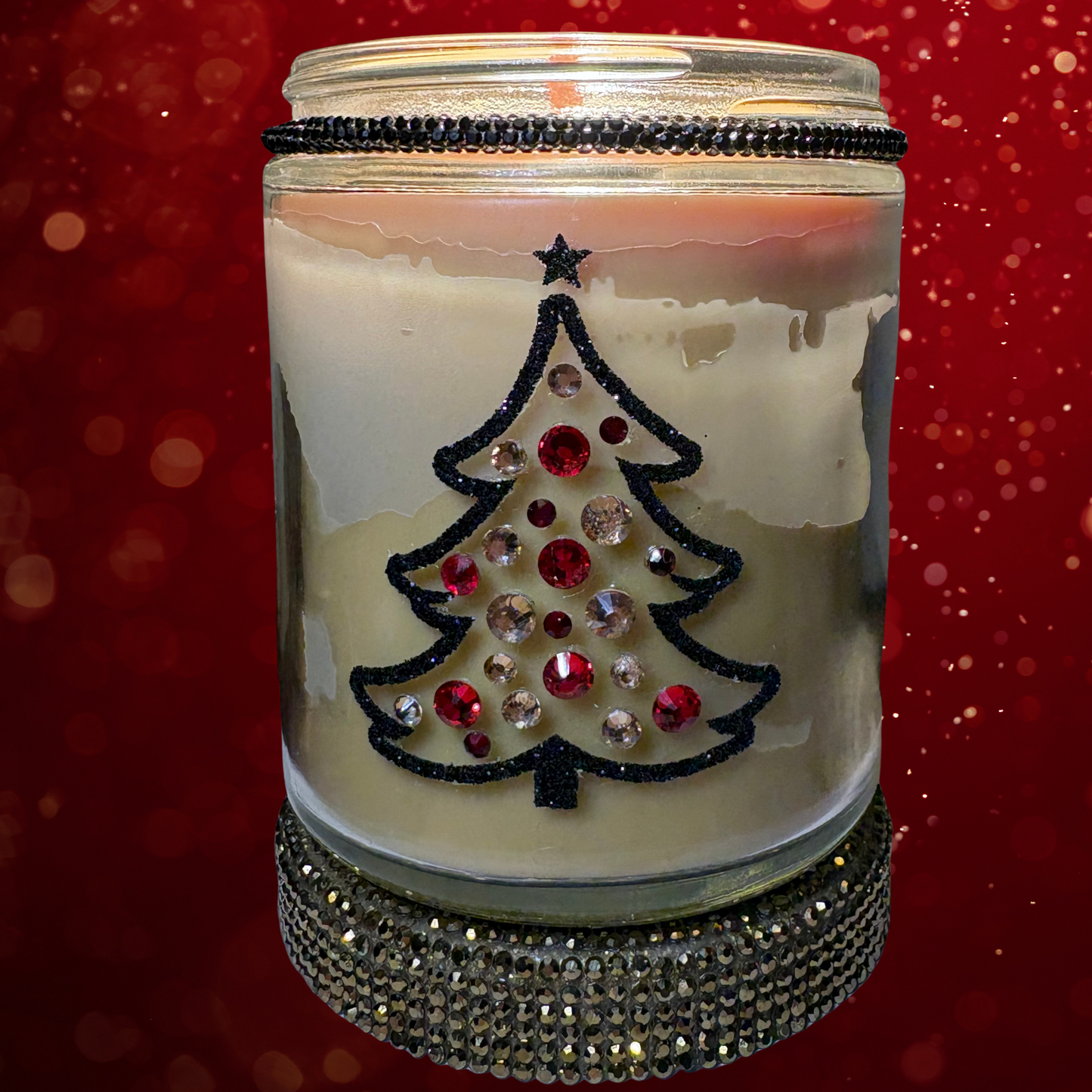 Arabian Wood Christmas Candle - Exotic Holiday Luxury
