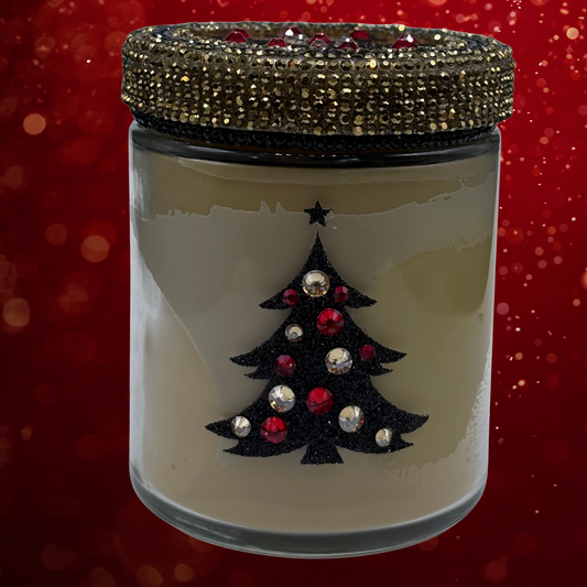 Arabian Wood Christmas Candle - Exotic Holiday Luxury