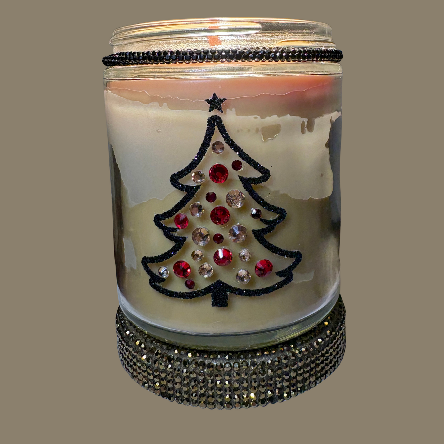 Arabian Wood Christmas Candle - Exotic Holiday Luxury