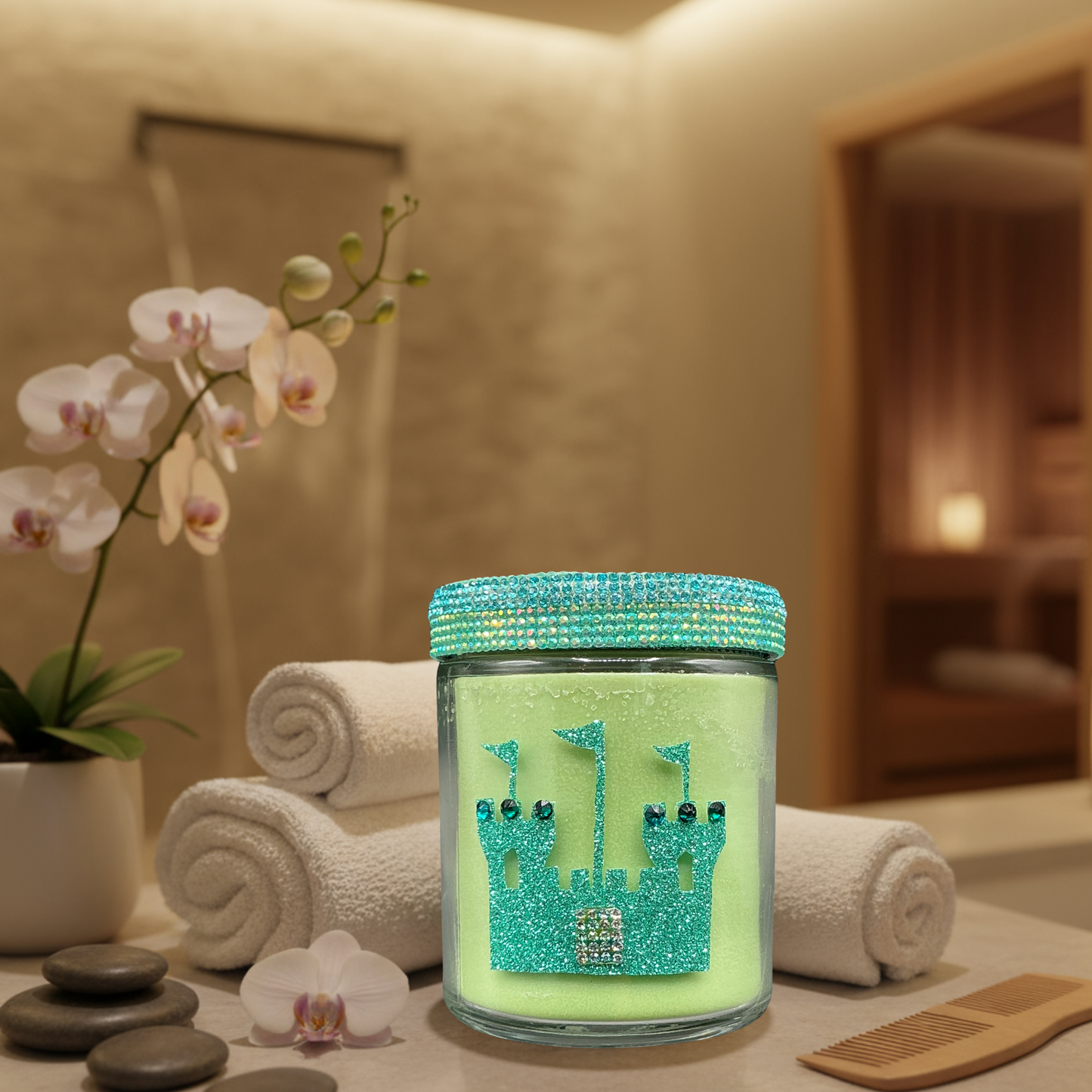 Enchanted Castle Garden Candle - Fairytale Magic & Wonder