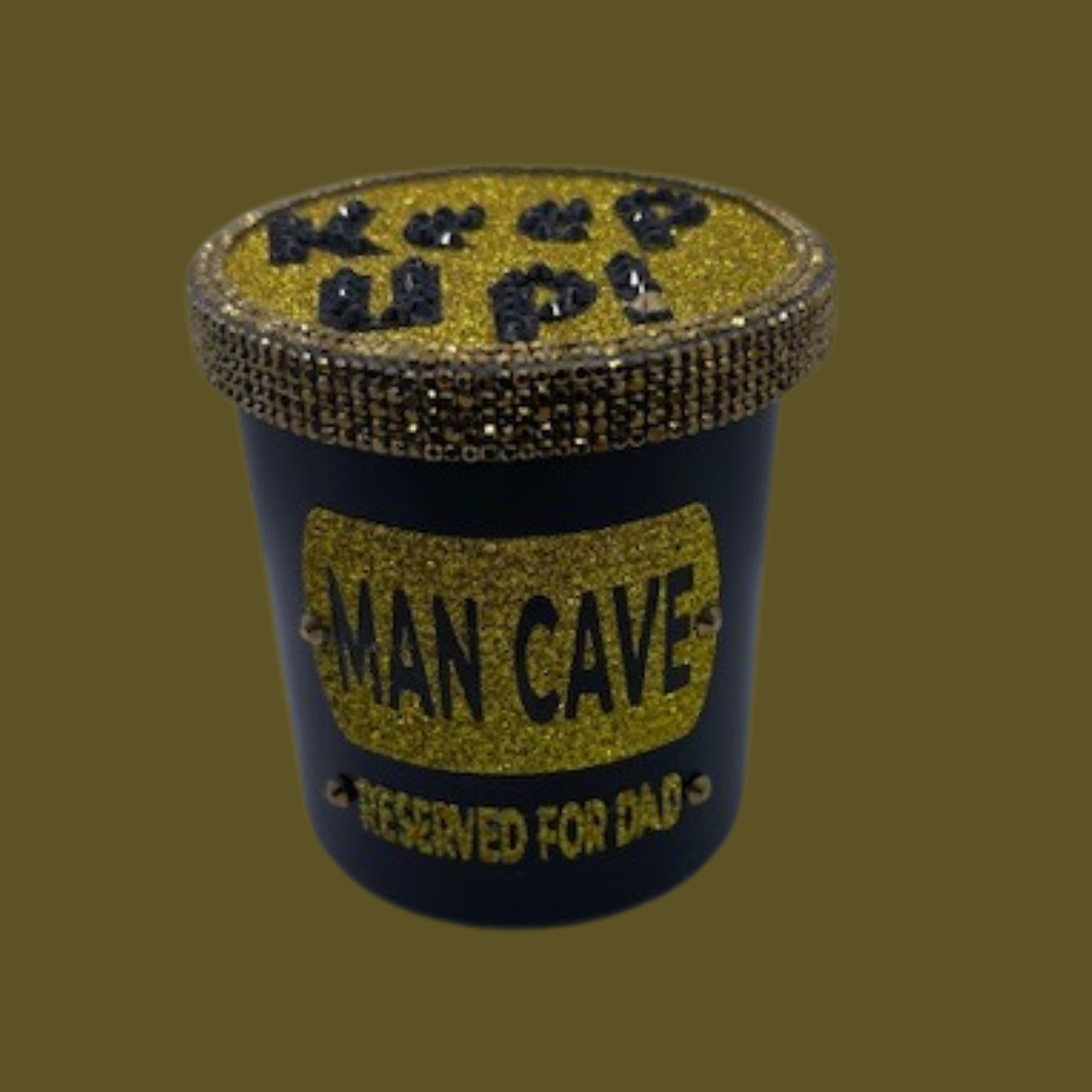 Man Cave Vibes – The Duke | Luxury Masculine Aromatherapy Candle for Top-Down Warmers (8oz)