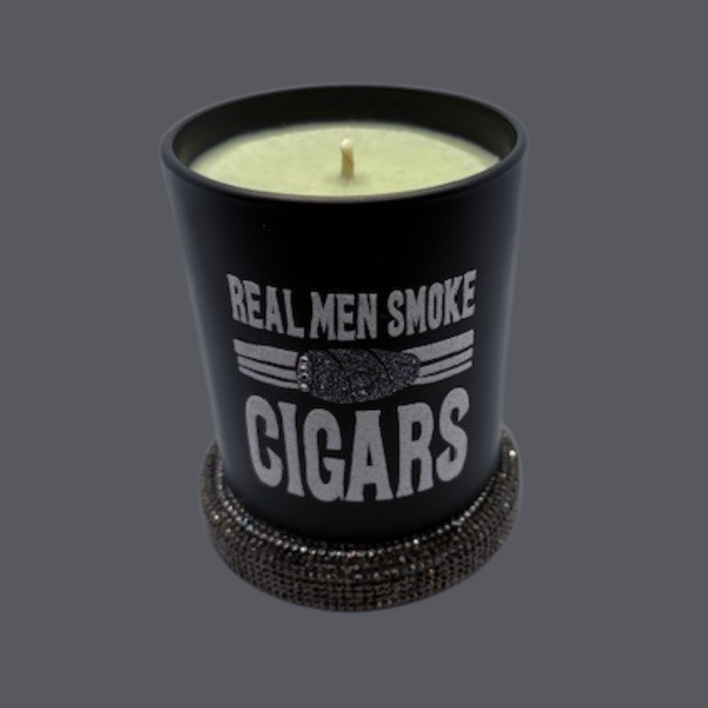 Real Men Smoke Cigars - Bow Ties & Bourbon Luxury Vibe 8 oz. Candle