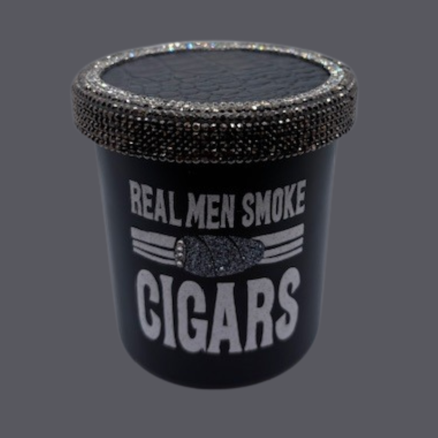 Real Men Smoke Cigars - Bow Ties & Bourbon Luxury Vibe 8 oz. Candle