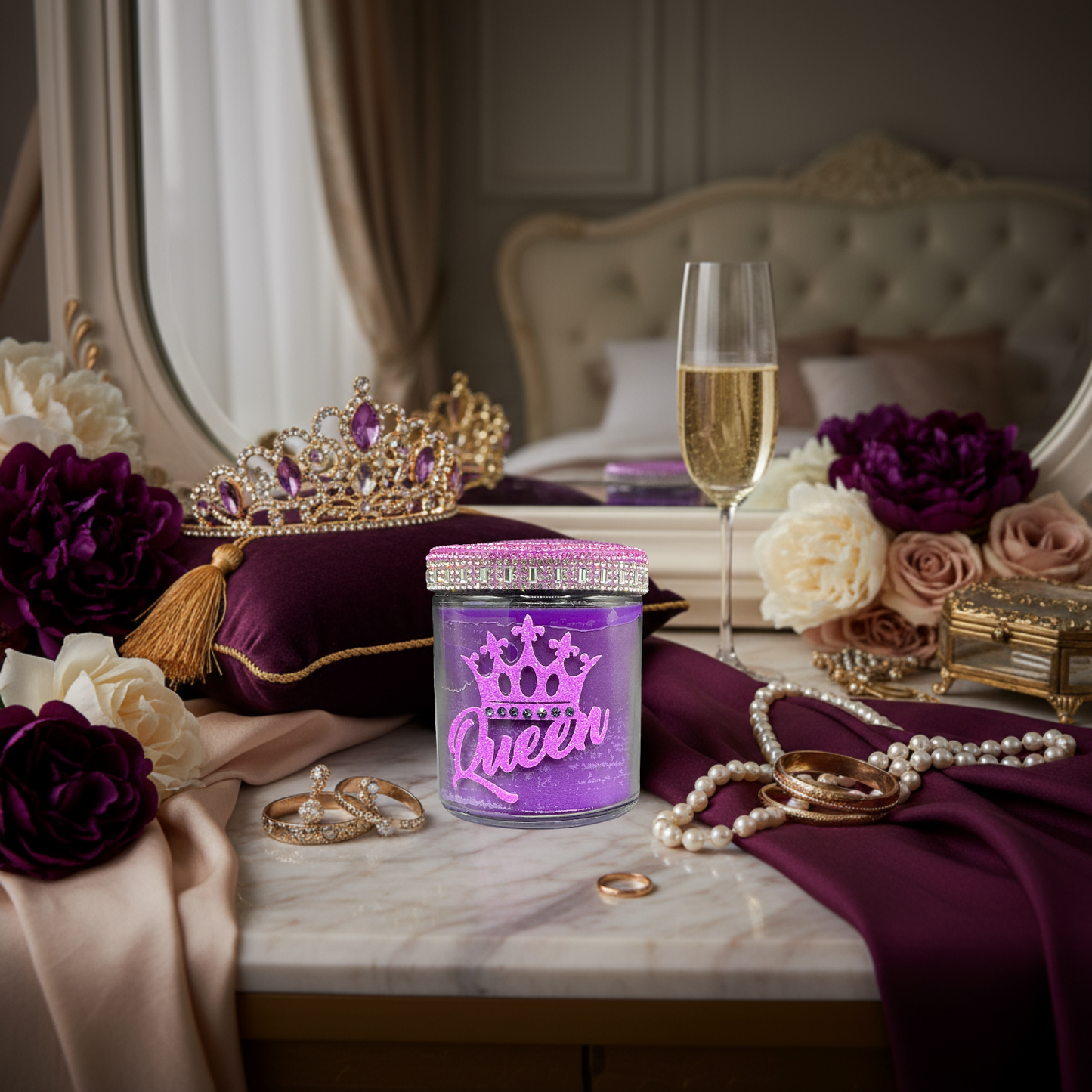 Reigning Queen Candle - Royal Elegance & Feminine Power