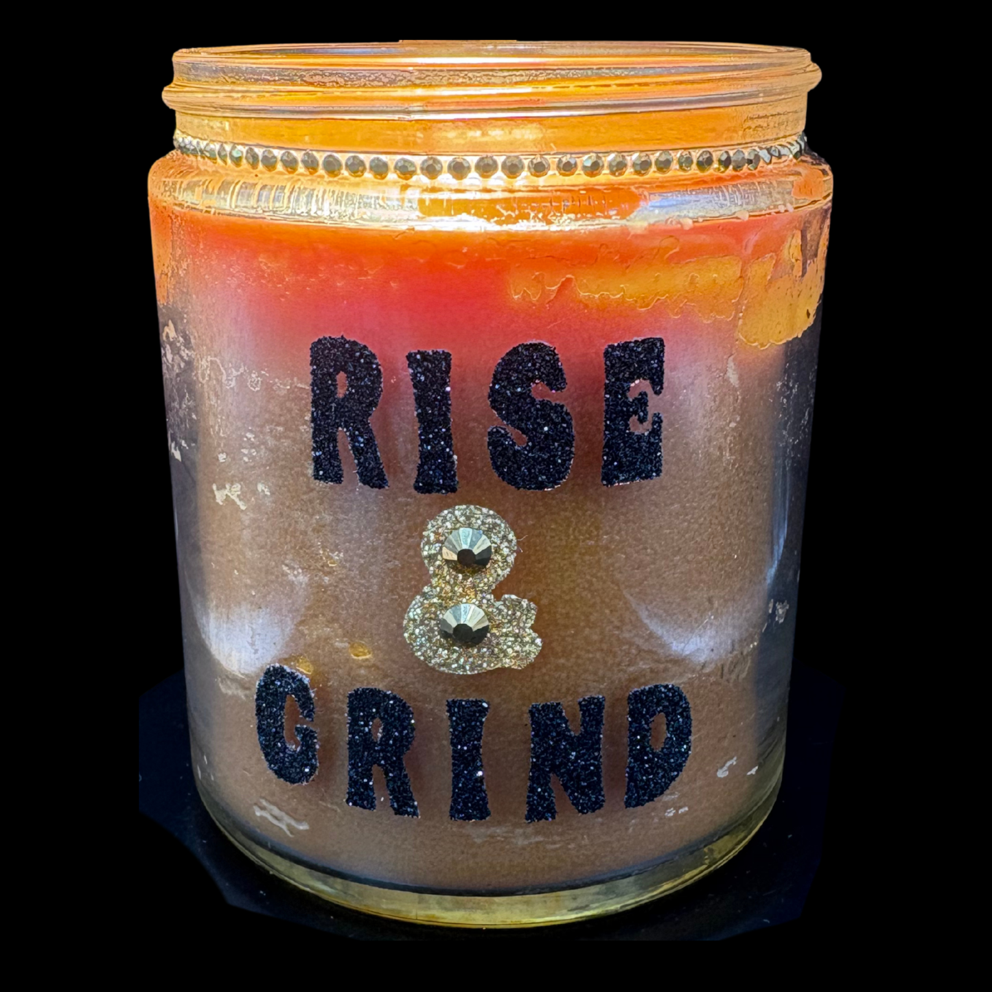Rise & Grind Motivational Candle - Hustle & Achievement