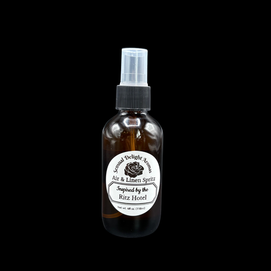 Ritz Air & Linen Spritz - Refined Luxury Citrus & Vanilla Room Spray(4oz)| Sensual Delight Aromas