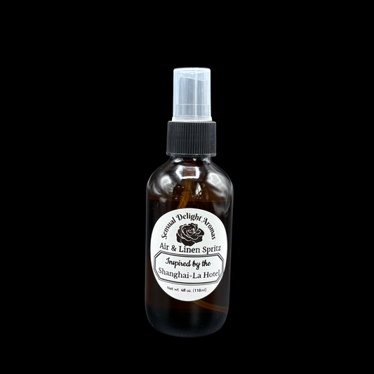 Shangri-La Air & Linen Spritz - Tranquil Paradise Lemon & Jasmine Room Spray (4oz)| Sensual Delight Aromas