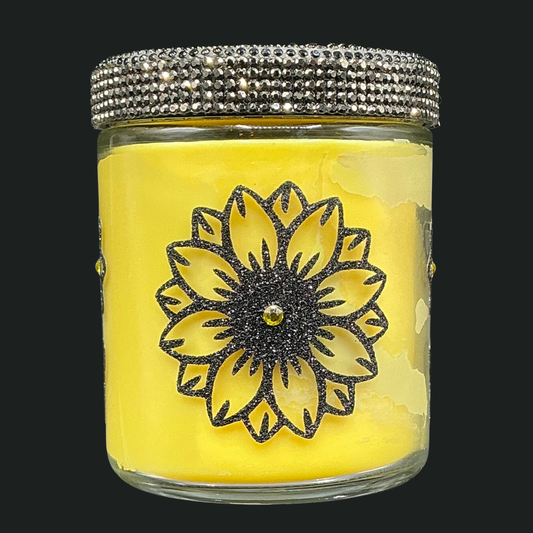 Wild Flower Sunflower Candle - Free Spirit Nature