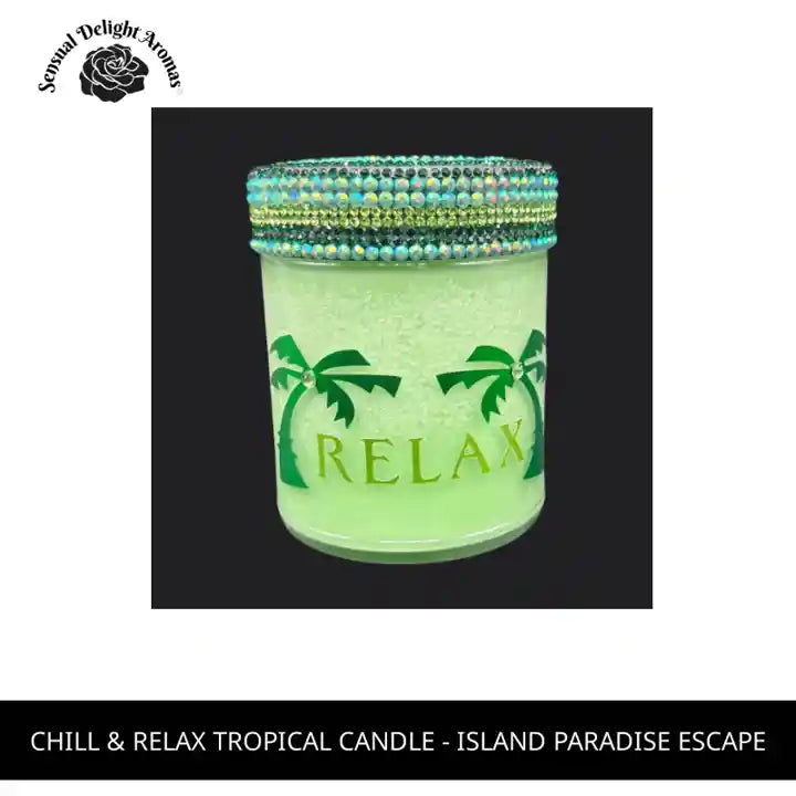 Chill &amp; Relax Tropical Candle - Island Paradise Escape by@Outfy