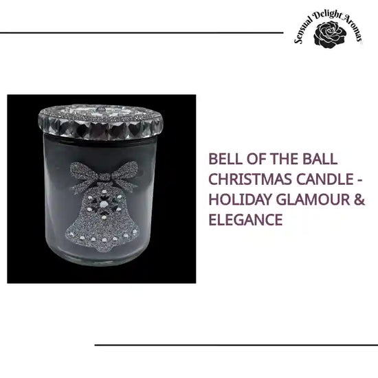 Bell of the Ball Christmas Candle - Holiday Glamour &amp; Elegance by@Outfy