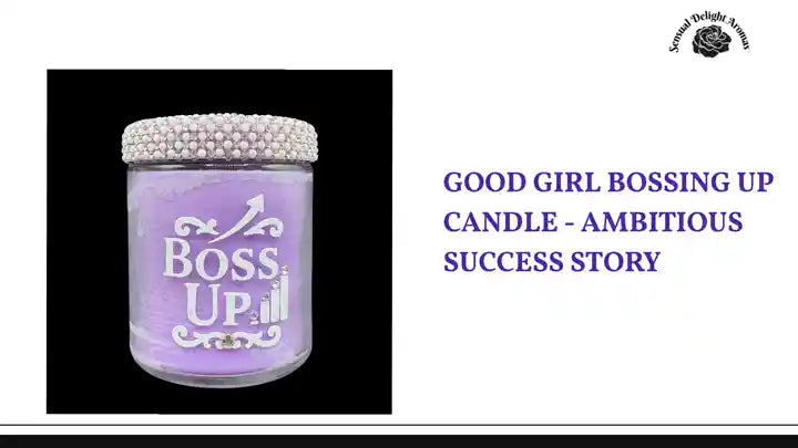 Good Girl Bossing Up Candle - Ambitious Success Story by@Outfy