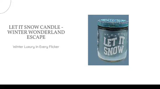 Let It Snow Candle - Winter Wonderland Escape by@Outfy