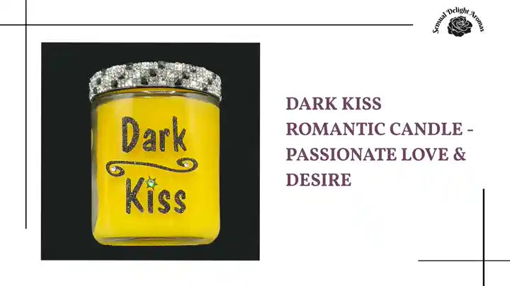 Dark Kiss Romantic Candle - Passionate Love &amp; Desire by@Outfy