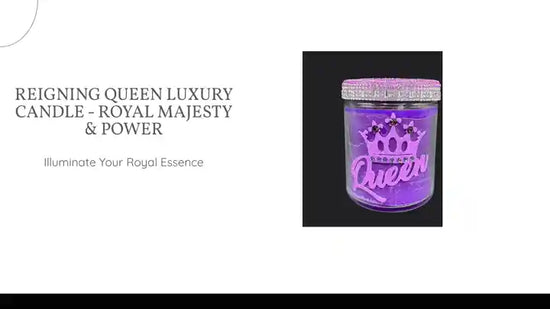 Reigning Queen Luxury Candle - Royal Majesty &amp; Power by@Outfy