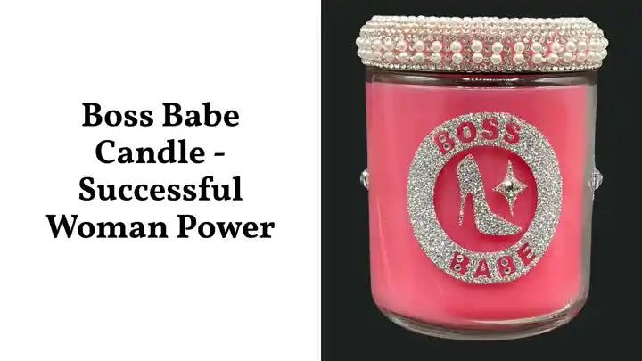Boss Babe Candle - Successful Woman Power by@Outfy