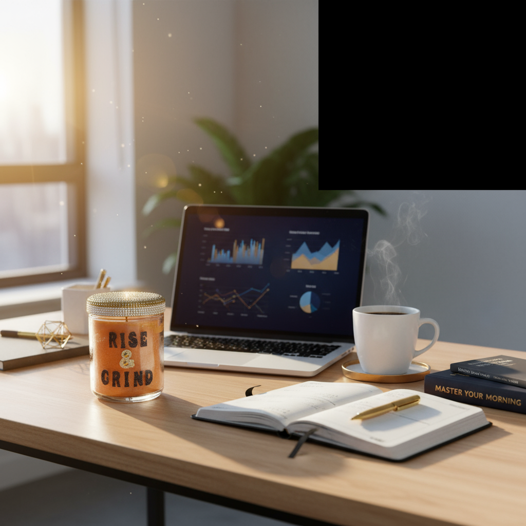 Teaser Image - Rise & Grind Motivational Candle