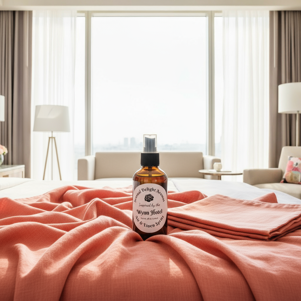 Wynn Air & Linen Spritz with coral linen